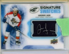 2016-17 Upper Deck Ice Signature Swatches Jersey Auto Jaromir Jagr