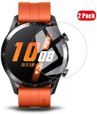2X Hartglas Glasfolie für Huawei Watch GT 2 42 mm Schutzglas Display Schutz 9H