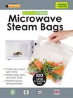 Microwave Steam Bags - Size: LARGE - 100 BAGS. Fresh healthy quick GREAT VALUE