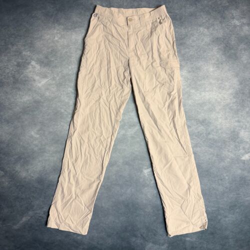 Columbia Pants Mens 30x34 Khaki PFG Fishing Performance Gear Omni Shade Fits L33