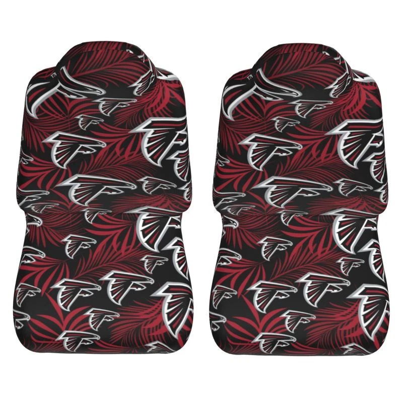 2pcs Atlanta Falcons Elastic Car Seat Covers Printed Seat Cover Universal