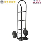 Heavy Duty Ironton Steel Pneumatic Hand Truck Dolly 10in Tires 600lb Dolly Cart