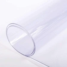 30-Gauge Clear Plastic Vinyl Fabric - 54" Wide PVC 1 3 5 10 15 20 40 yd. Rolls