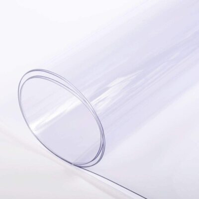 #ad 4 Gauge Clear Plastic Vinyl Fabric 54quot; Wide PVC 1 3 5 10 15 20 30 50 yd. Rolls $679.99