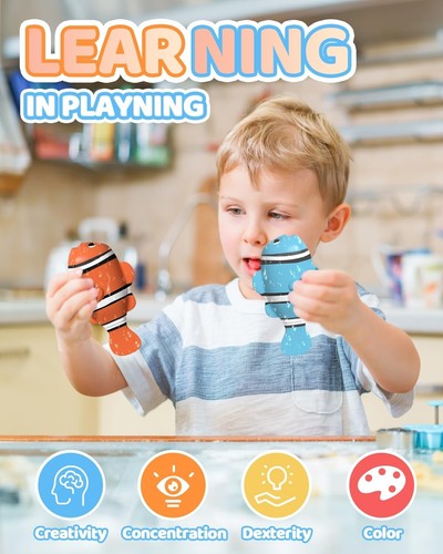 Baby Badethermometer Schwimmroboter Niedliches Poolspielzeug IP67 für Kleinkinde - Bild 5 von 10