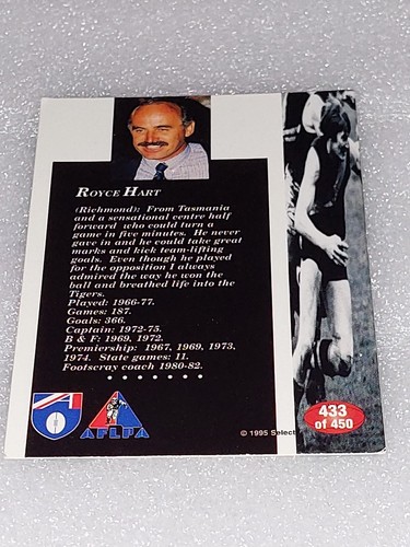 VFL AFL TRADING CARD SINGLES ONLY PAY POSTAGE ON THE FIRST CARD - Picture 59 of 85