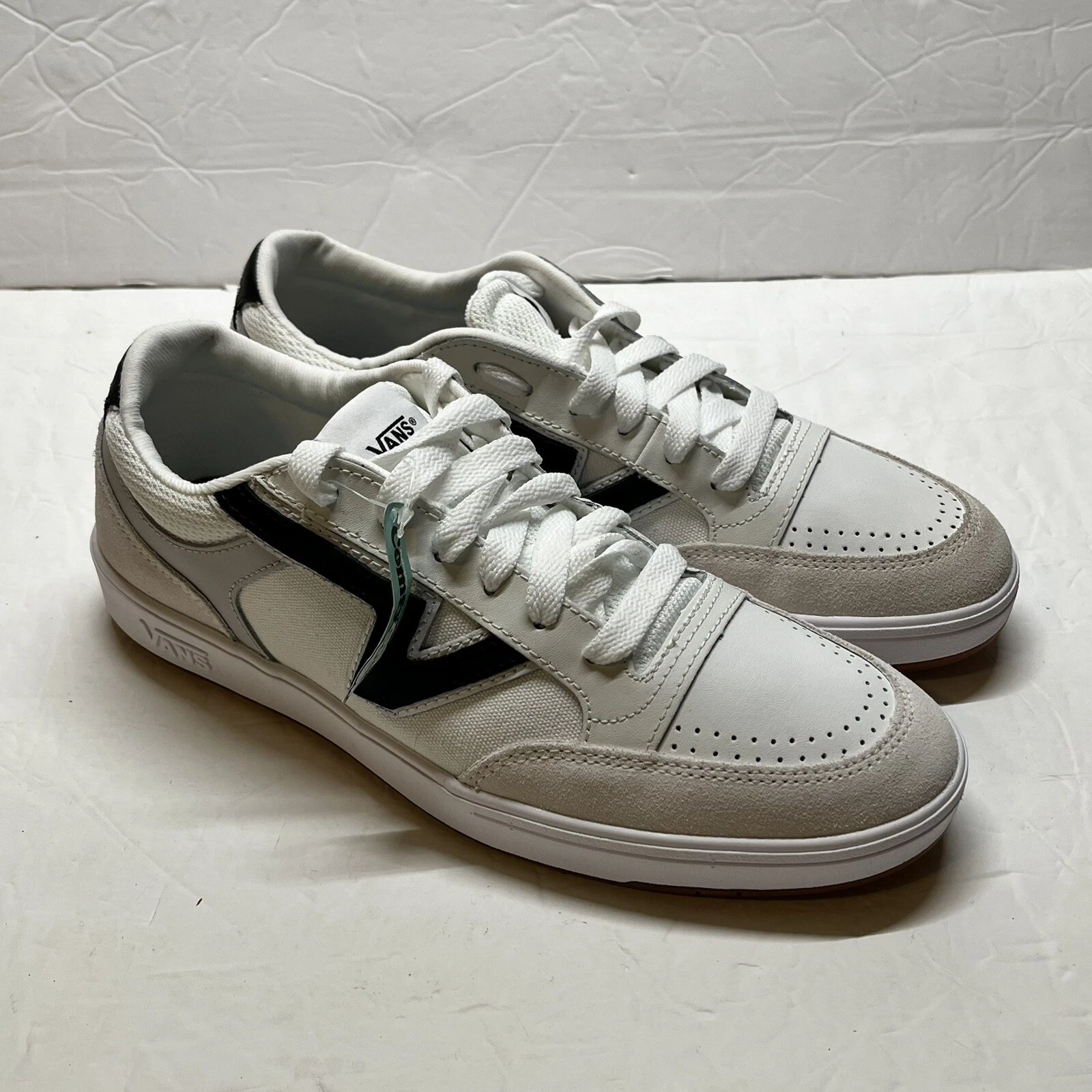 Scarpe da skate VANS Lowland CC da uomo taglia 8 5 bianco vero bianco sneakers VN0A4TZYVTW