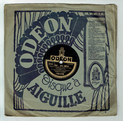 78 Runden 25cm Jean Lumiere -dors Mon Amour - Anhören Die Gitarre Gesungen Odeon