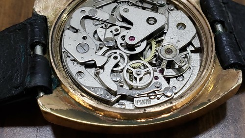 VINTAGE JOVIAL CHRONOGRAPH VALJOUX 7733 MENS WATCH - 第 8/12 張圖片