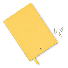 Neu + original: Montblanc Notizbuch Notebook 163 Gelb/Yellow
