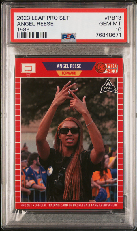 2023 Pro Set ANGEL REESE rookie card LSU Tigers champ MOP Court /427 PSA 10 RC