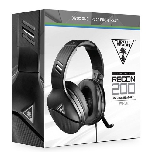 TURTLE BEACH RECON 200 CUFFIE WIRED CUFFIA GIOCO XBOX ONE PS4 PC MICROFONO  | eBay