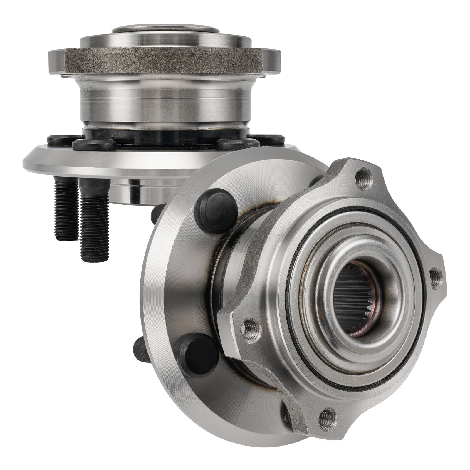 Pair (2) Front Wheel Bearing & Hubs for 2005-2023 Chrysler 300 Dodge Magnum AWD