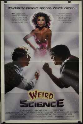 Weird Science 1985 Orig 27X41 Film Poster Anthony Michael Flur KELLY Lebrock