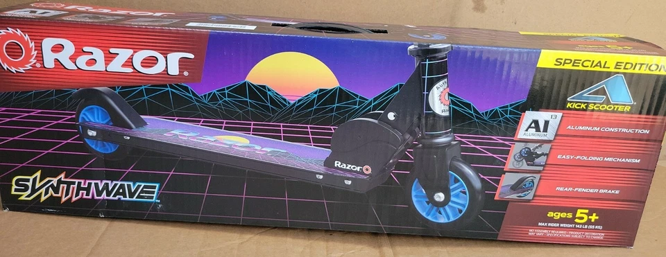 🛴 Razor A 2 Wheel Scooter Synthwave Special Edition 🆕️AS SHOWN ‼️ - Image 2 of 4