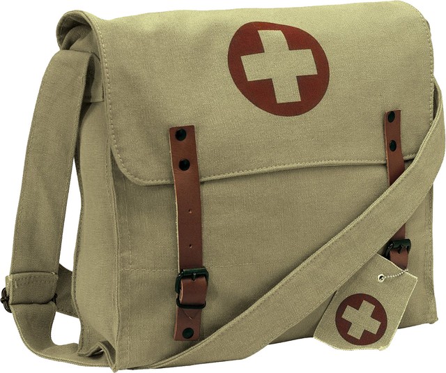 red cross shoulder bag