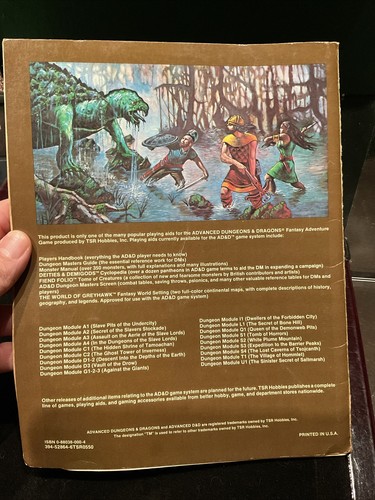 Vintage N1 AGAINST THE CULT OF THE REPTILE GOD DUNGEONS & DRAGONS AD&D TSR 9063 - Picture 6 of 13