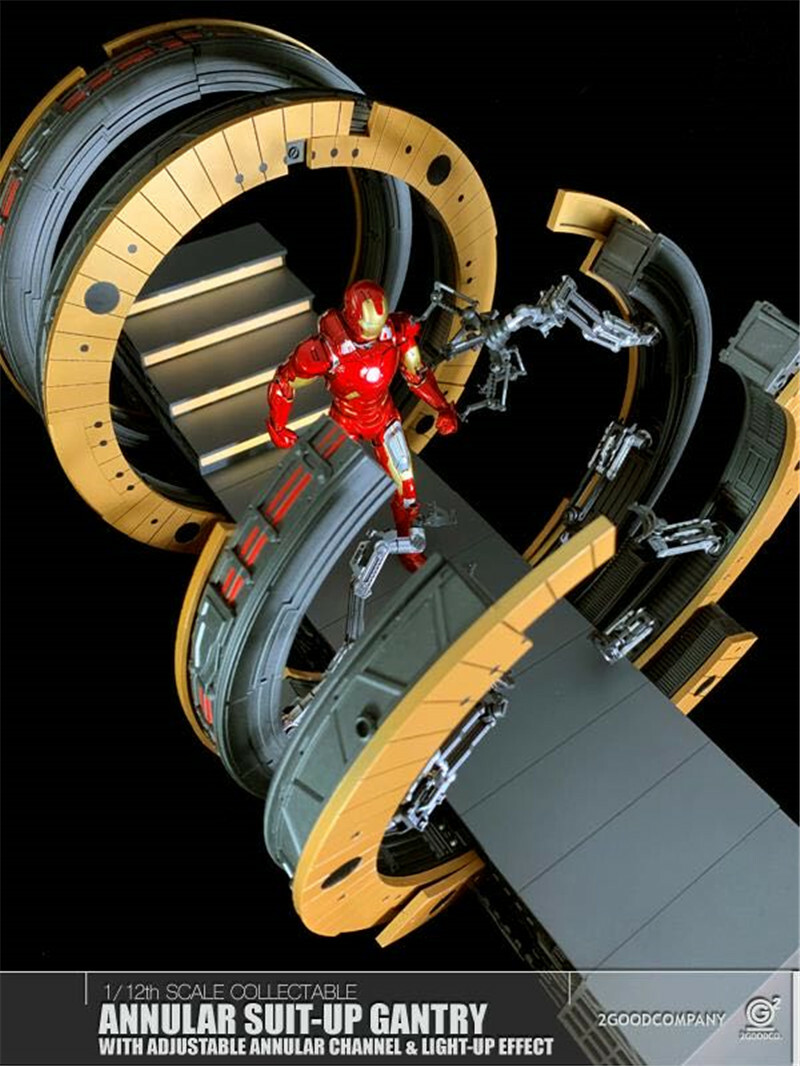 その他 2GOODCO 1/12 Iron Man Lab Accessories 2GOODCO 1/12 Scale Lab Accessories & Robotic Arm AKA DUM-E