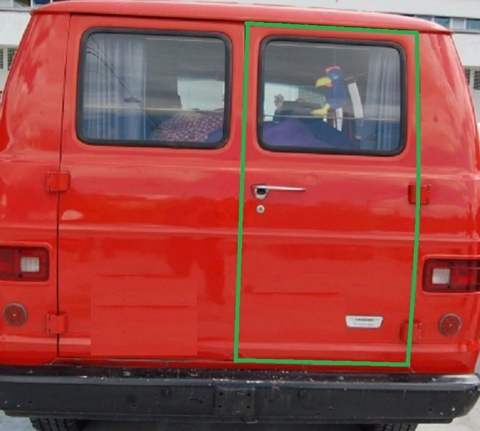 1971-1977 Dodge, Plymouth B PB 100 200 300 van left & right rear cargo door seal - Image 3 of 4