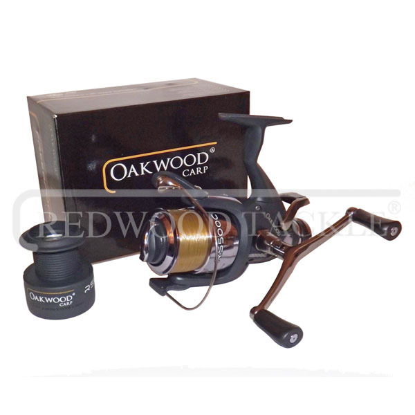 NEW Double Handle Deluxe Oakwood BTR/Free Spool Fishing Carp Reel