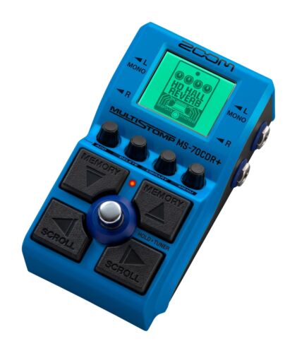 ZOOM MS-70CDR+ Guitar Multi Stomp Effect Pedal Choruses, Delays, Reverbs New - Picture 3 of 5