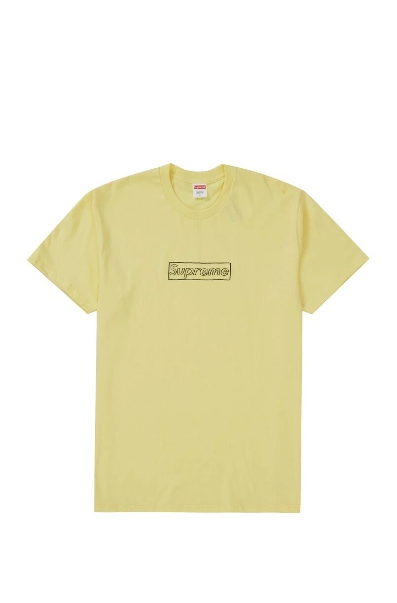 T shirt logo craie Supreme Kaws taille M moyen DEADSTOCK commande confirmée