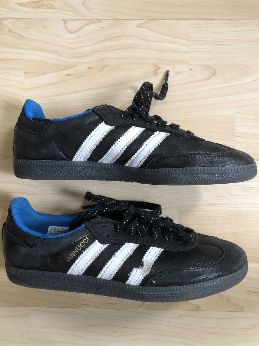 ADIDAS SAMBA ADV RYR X GINO IANNUCCI BLACK/WHITE/BLUEBIRD GY6941 US Men’s 7.5