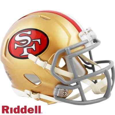 *SALE* SAN FRANCISCO 49ERS 1964-1995 THROWBACK NFL SPEED MINI FOOTBALL HELMET!