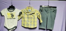 U.S. Polo Assn. Three piece Outfit. Boys Size 3-6 Months.