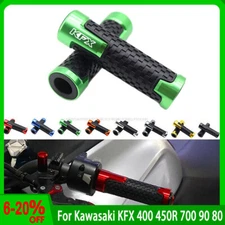 For Kawasaki KFX 400 450R 700 90 80 Motorcycle 7/8'' CNC Handlebar Hand Grips
