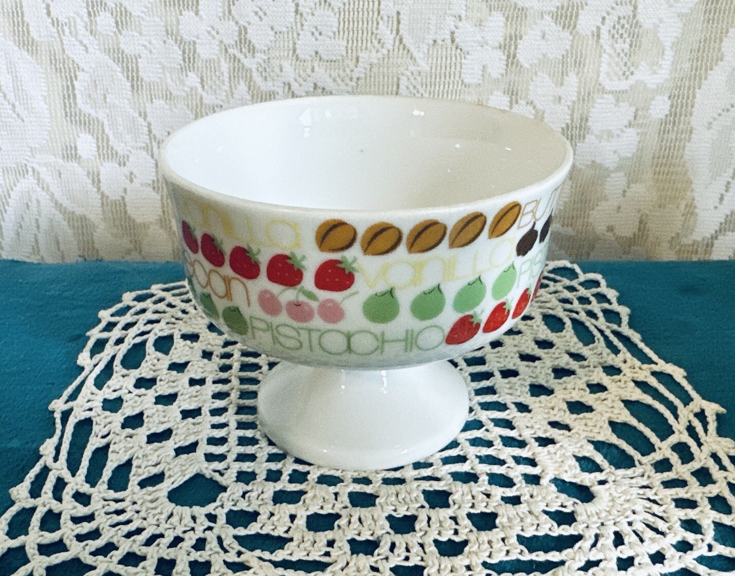 EIGHT The Tuscany Collection Japan 3 Inch Dessert Sundae Pedestal Bowls