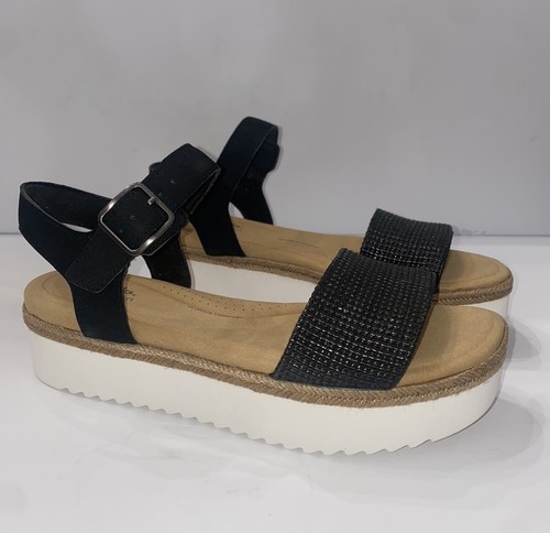 Clarks Lana Shore Women's Faux Leather Platform Sandals - Picture 5 of 8
