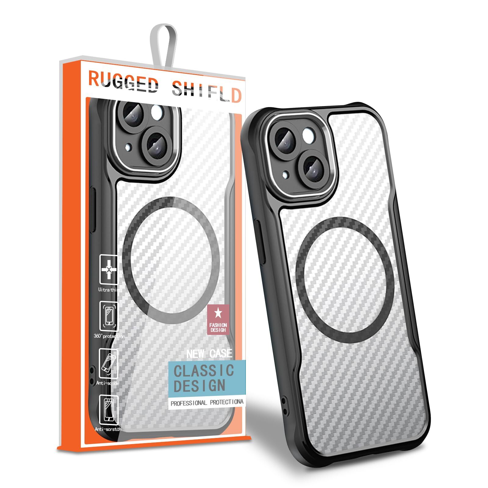 Compatible with US military standard Magsafe Seninhi for iPhone 13 Case Equ 15