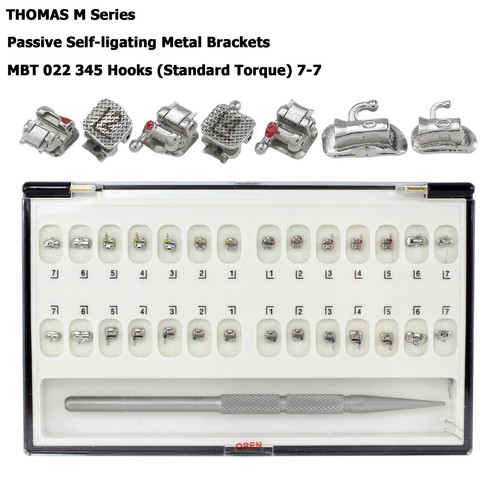 Soporte de ortodoncia dental autoligable Damon Q soporte de metal Roth MBT 022 Ormco - Imagen 60 de 92