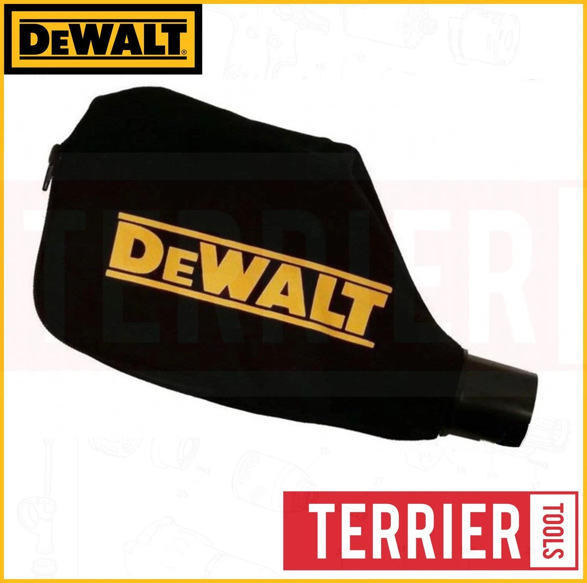 DeWalt DE7053 Dust Bag fits DCS365 18v DHS780 54v Mitre Saw