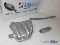 Imasaf Auspuff Ab Kat+Anbauteile für BMW Mini Cooper+Cabrio 1.6 85KW 2001-2007