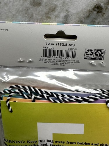 2ct Happy Easter Seasonal Easter Banners 3+- 72 Inches - Picture 6 of 6