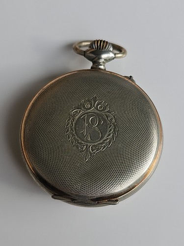 Antike Junghans Mechanische Taschenuhr Pocket Watch Initialien PS Abl-Spz-6 - Bild 13 von 24