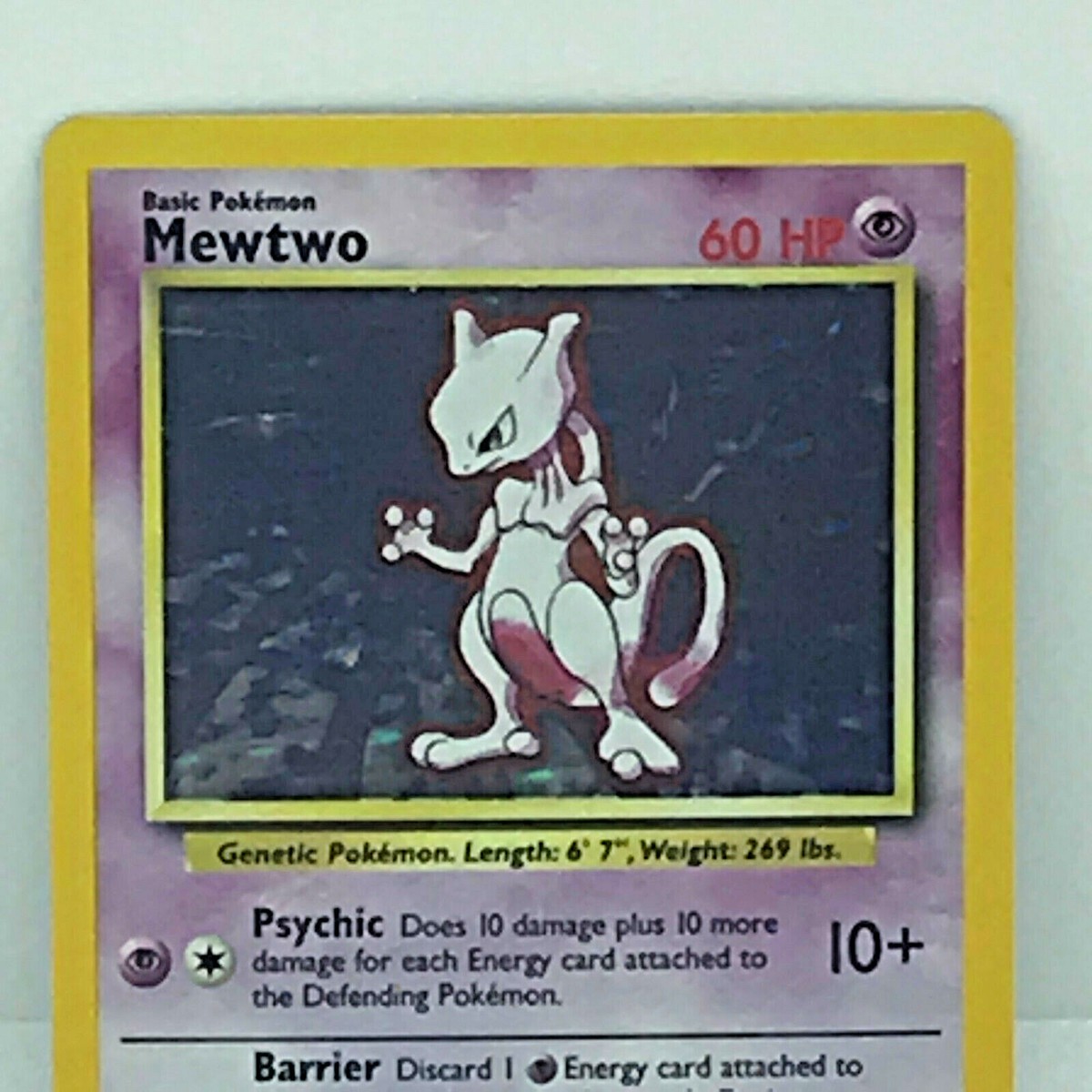Mewtwo Holo 10/102 - 1999 Pokémon WOTC Mewtwo 10/102 Pokemon Cards Holo | eBay