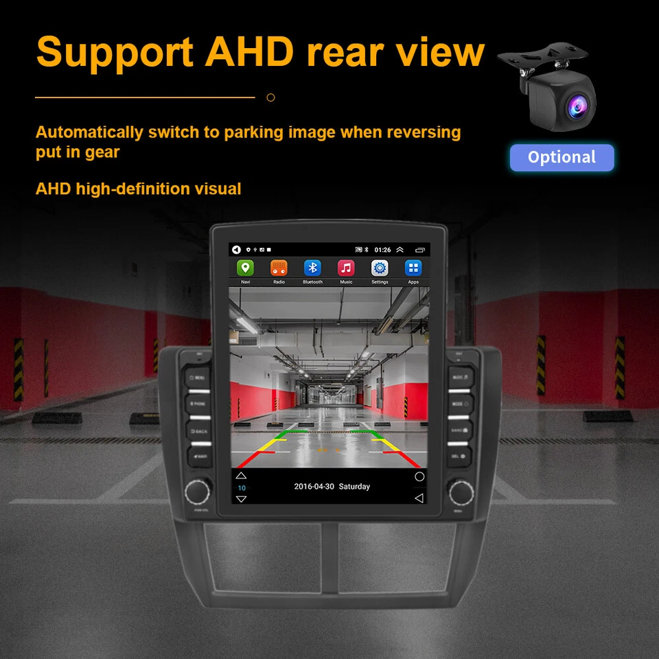 Radio estéreo de coche Android 13 Carpaly 9,7" para Subaru Forester Impreza 2007-2013 Foto 4 de 4