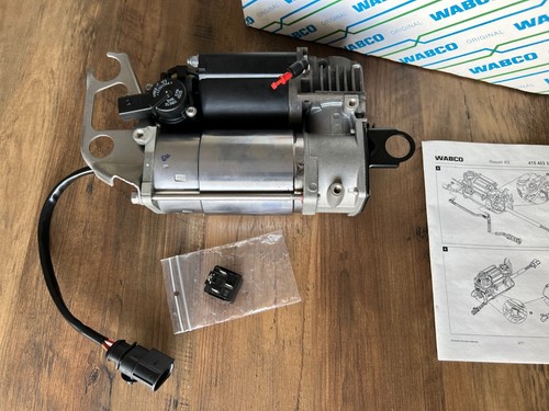 Compresor suspensión neumática Audi Q7 4L VW Touareg 7L Porsche Cayenne 955/957 WABCO - Imagen 7 de 20