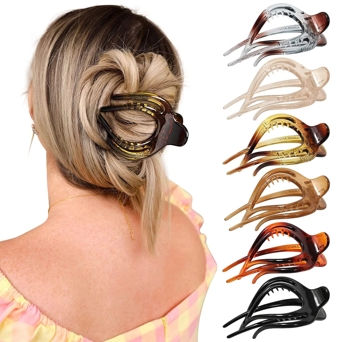 Flat hair clips sale