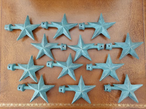 12 Curtain Rod Finials: Star-Shaped, Metal-Made, Bronze Colored (from an estate) | eBay 12 Curtain Rod Finials: Star-Shaped, Metal-Made, Bronze Colored (from an estate) | eBay