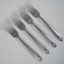 OneidaCraft-Tempo-Design-Stainless-Oneida-Dinner-Fork-Ribbed-1994-Spoon-Lot-of-8