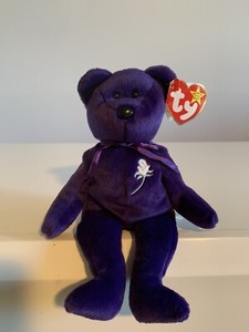 dark purple beanie baby