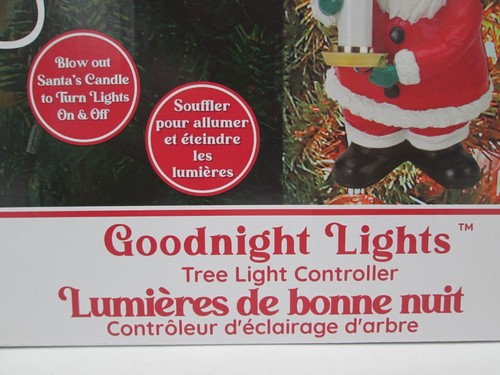 Mr. Christmas Goodnight Lights Tree Light Controller Blow Santa's Candle D3 - Picture 2 of 5