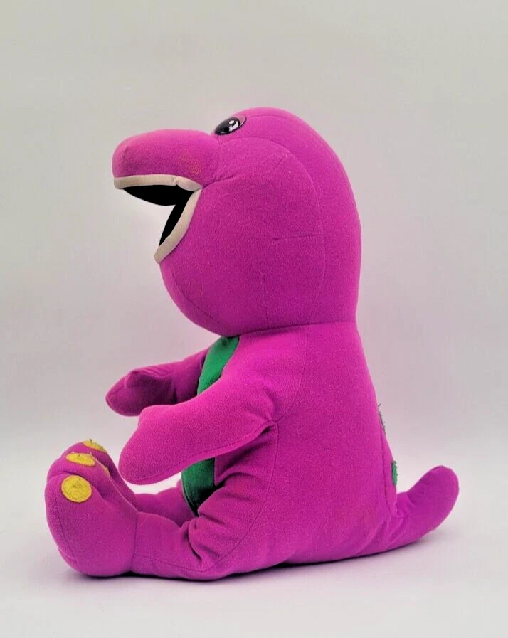 Juguete de peluche de dinosaurio Playskool Talking Barney de colección 1992 Lyons Group 71245 en muy buen estado Foto 3 de 4