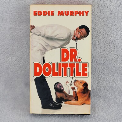 Dr. Dolittle VHS 1998 Eddie Murphy Peter Boyle Ossie Davis Oliver Platt TESTED