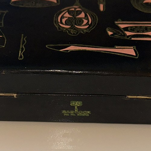 Mid Century Vintage Babcock Jewelry Box Embossed 1950's Design Beauty Shop - Picture 9 of 11
