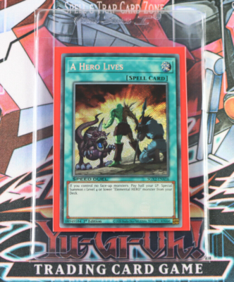 YuGiOh Spell Card A Hero Lives SGX2-ENA16 1st Edition Secret Rare | eBay